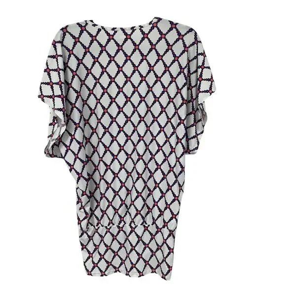 Trina Turk Kon Tiki Print Stretch Jersey Swim Cover Up Tunic Dress Small? - Picture 6 of 6